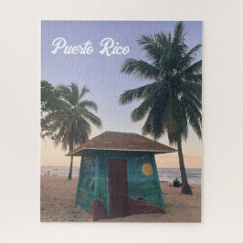 Quebra-cabeça Porto Rico Beach San Juan Island Sunset Photo