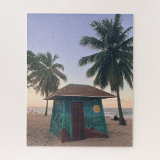 Quebra-cabeça Porto Rico Beach San Juan Island Sunset Photo