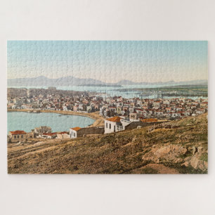 Quebra-cabeça Porto Vintage da Grécia do Pireu