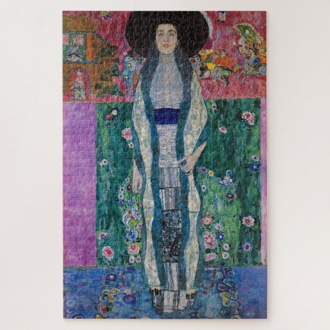 Quebra-cabeça Portrait of Adele Bloch Bauer, Gustav Klimt (Vertical)
