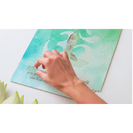 Quebra-cabeça Pose Om - Sinal de Árvore de Meditação YOGA Instru