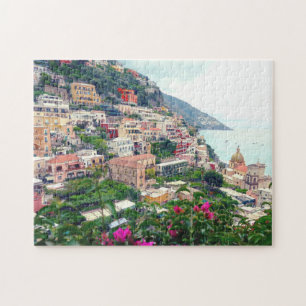 Quebra-cabeça Positano Amalfi Costa Itália bela vista italiana