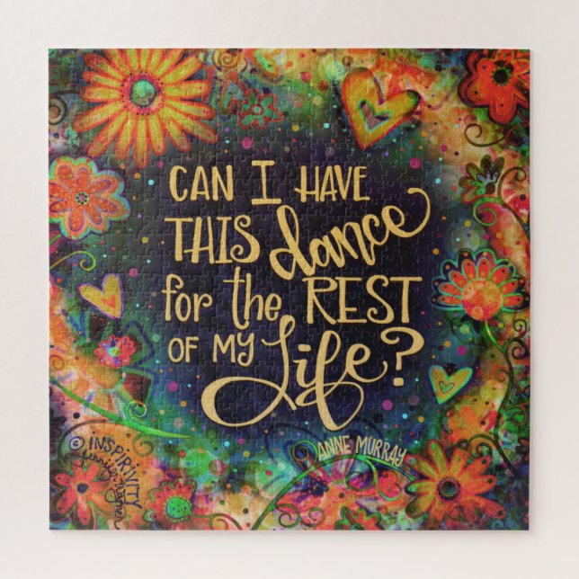 Quebra-cabeça Posso ter esta dança? "Inspirividade" Quebra-cabeç (Vertical)