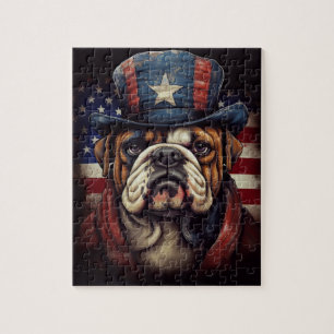 Quebra-cabeça Poster de Buldogue Americano