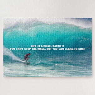 Quebra-cabeça POSTER de COTAÇÃO surf