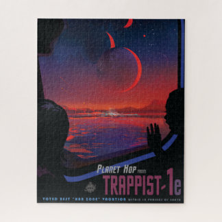 Quebra-cabeça Poster de Espaço Retroativo - Os Visualizadores Ob