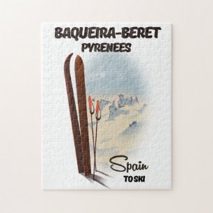 Quebra-cabeça Poster de esqui de Baqueira-Beret.