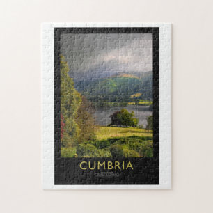Quebra-cabeça Poster de Linha do Distrito de Lake