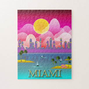 Quebra-cabeça Poster de Miami Beach