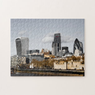 Quebra-cabeça Poster de presente do Skyline Panorama em Londres