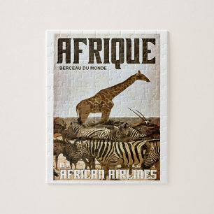 Quebra-cabeça Poster de turismo na África