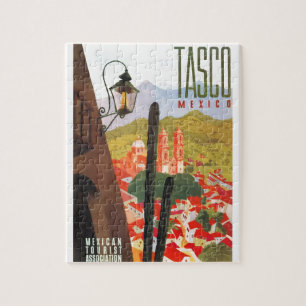 Quebra-cabeça Poster de viagens 1950 de Tasco México