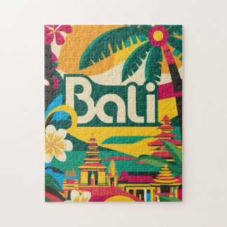 Quebra-cabeça Poster de viagens Bali Indonésia