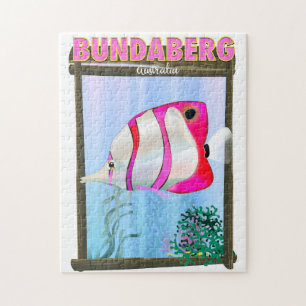 Quebra-cabeça Poster de viagens de Bundaberg Austrália