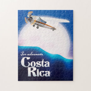 Quebra-cabeça Poster de viagens de lua de avventure na Costa Ric