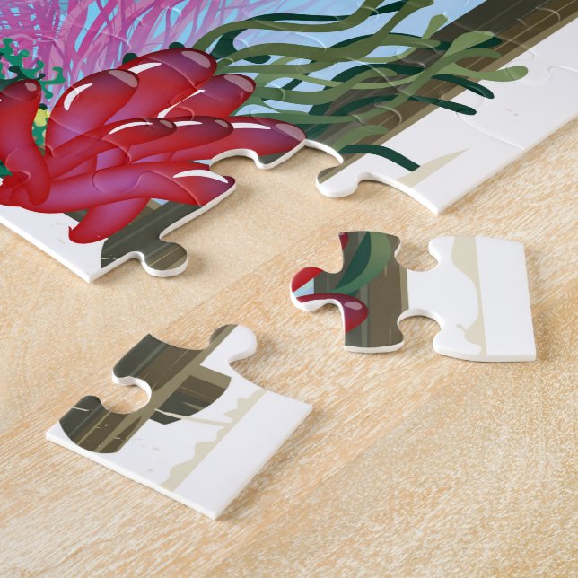 Quebra-cabeça Poster de viagens de Lulas Otaru Japão (Lateral)