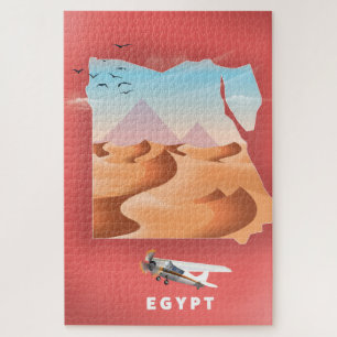 Quebra-cabeça Poster de viagens do Egito