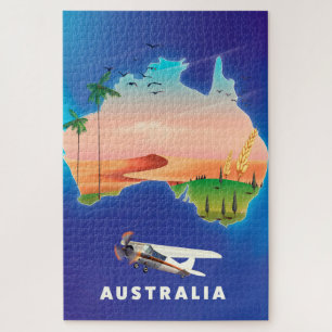 Quebra-cabeça Poster de viagens do feriado de Austrália