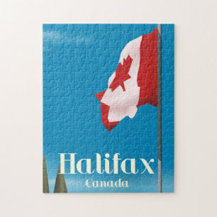 Quebra-cabeça Poster de viagens Halifax Canadá