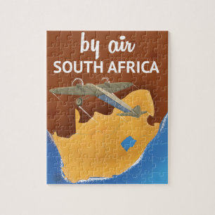Quebra-cabeça Poster de Viagens vintage da África do Sul
