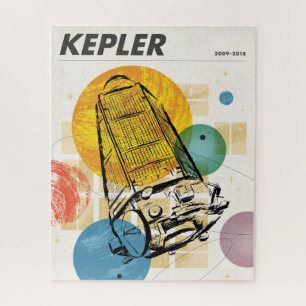 Quebra-cabeça Poster do telescópio espacial Kepler.