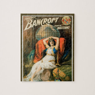 Quebra-cabeça Poster mágico do vintage, mágico Frederick