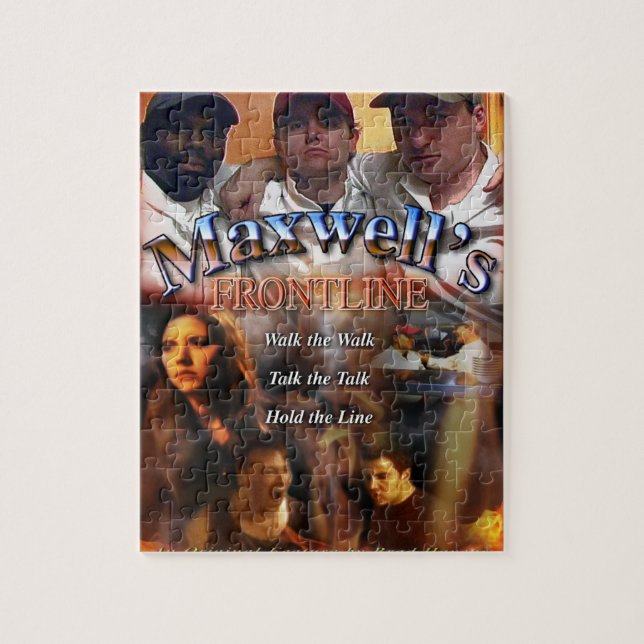 Quebra-cabeça Poster Oficial Maxwell's Frontline em um (Vertical)