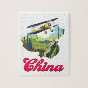 Quebra-cabeça Poster viagem da China