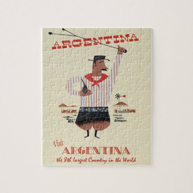 Quebra-cabeça Poster viagens vintage (Vertical)