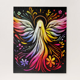 Quebra-cabeça Posters Retro Angel para Adultos 16x20 520 Peças
