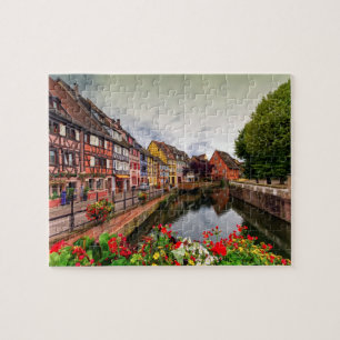Quebra-cabeça Pouca Veneza, pequeno Venise, em Colmar, France