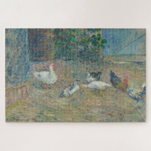Quebra-cabeça Poulailler à la maison rouge, Pontoise por Pissarr