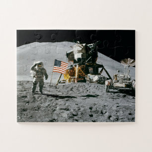 Quebra-cabeça Pouso Histórico da Apollo na Lua nos EUA