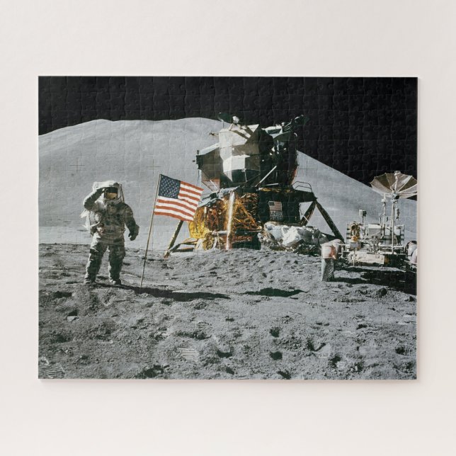 Quebra-cabeça Pouso lunar histórico da Apollo nos EUA (Horizontal)