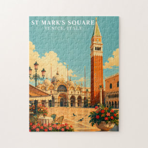 Quebra-cabeça Praça de São Marcos Veneza Itália Piazza San Marco