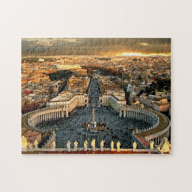 Quebra-cabeça Praça de São Pedro Vaticano (Horizontal)
