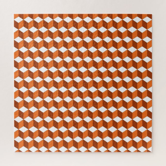 Quebra-cabeça Praça Laranja: Fundo de Vintage Abstrato (Vertical)