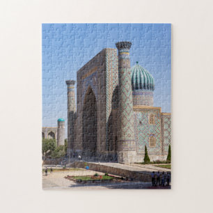 Quebra-cabeça Praça Registan - Samarkand, Uzbequistão, Ásia