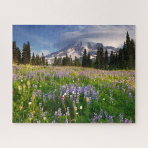 Quebra-cabeça Pradise Wildflower Meadow do Monte Rainier