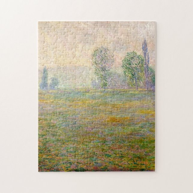 Quebra-cabeça Prados em Giverny Monet Fine Art (Vertical)