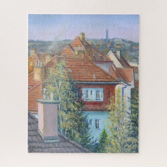 Quebra-cabeça "Prague 4 Telhados" (Vertical)