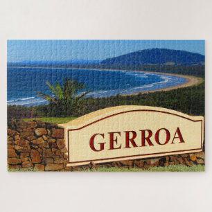 Quebra-cabeça praia alemã de sete milhas