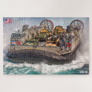 Quebra-cabeça PRAIA ASSAULT - LCAC 58 (20 x 30 POLEGADAS)