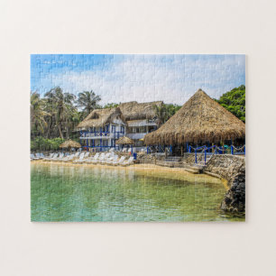 Quebra-cabeça Praia da Lagoa Ilha do Sol Índia.
