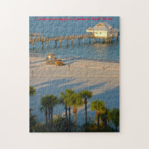 Praia de Águas Claras na Flórida. Saudações de Nat