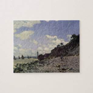 Quebra-cabeça Praia de Claude Monet em Honfleur, 1864