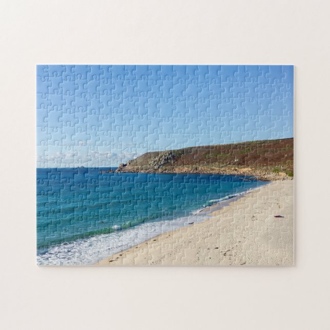 Quebra-cabeça Praia de Gwynver (Horizontal)