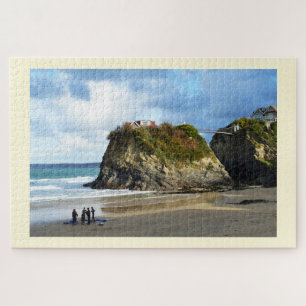 Quebra-cabeça Praia de Newquay em Cornwall