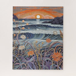 Quebra-cabeça praia de Wildflower