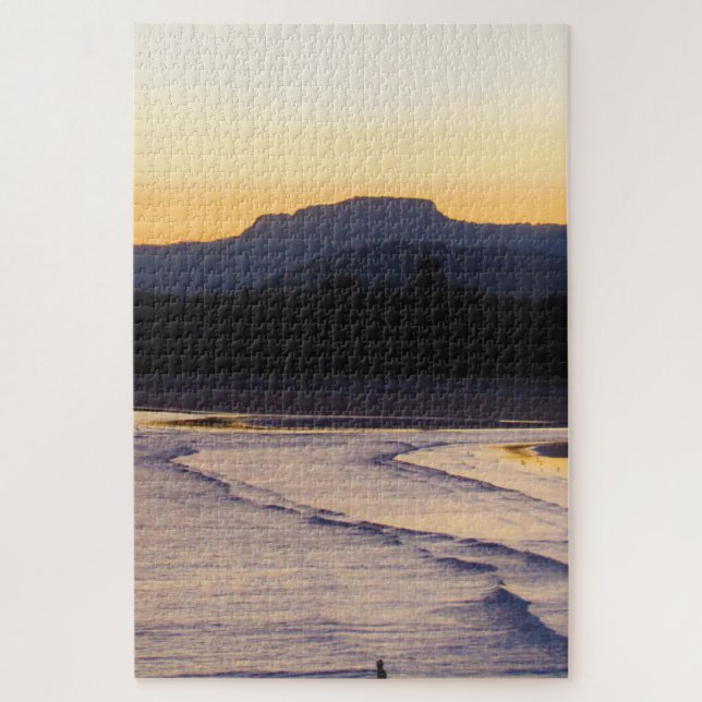 Quebra-cabeça praia do pôr do sol (Vertical)